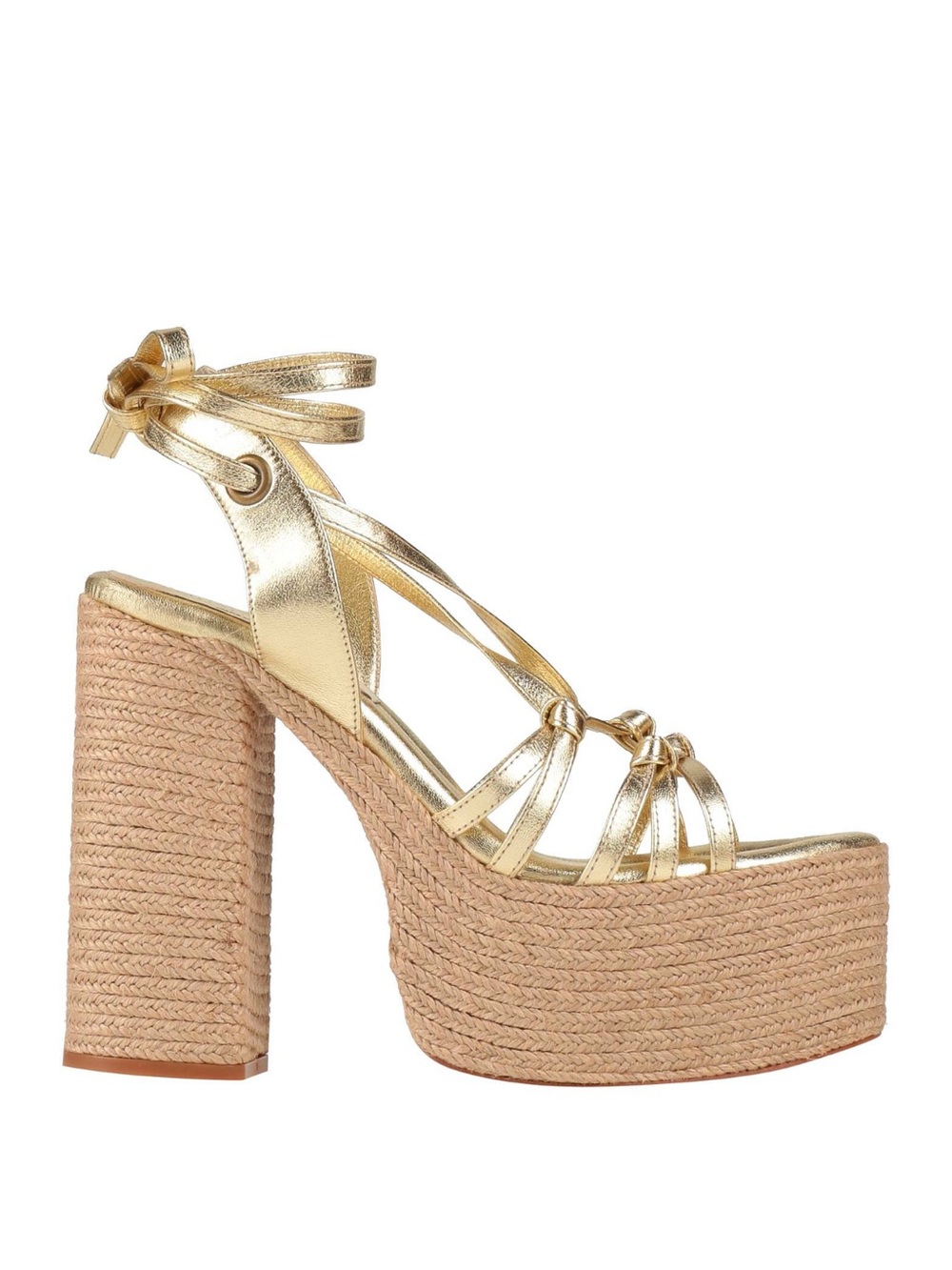 Paloma Barcelo Gold Espadrilles